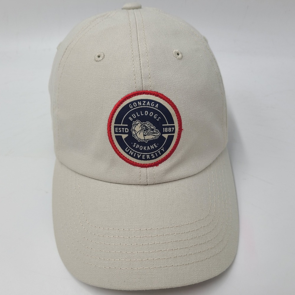 Gonzaga Bulldogs Hat Strapback Captivating‎ Beige Blue NCAA University Logo Men